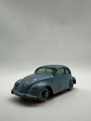 Vintage Original Lesney Matchbox Volkswagen VW Beetle 1200 No 25 Model Car