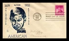 US COVER FIRST DAY OF ISSUE AMERICAN AUTHOR WILL ROGERS 3C POSTAGE 1948