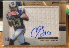 2012 Topps Strata Football Clear Cut Autograph Relic Guide 54