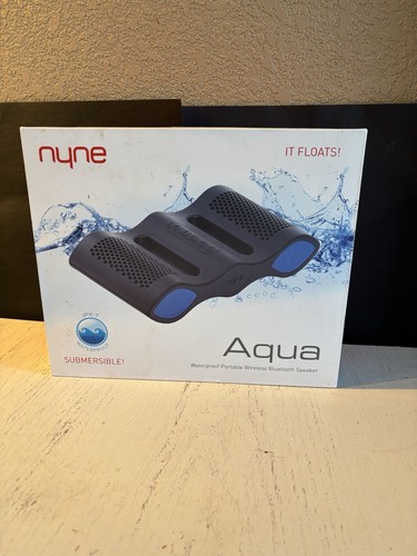NEU NYNE Aqua schwarz wasserdicht tragbar drahtlos Bluetooth Lautsprecher IPX-7 - Bild 2 von 7