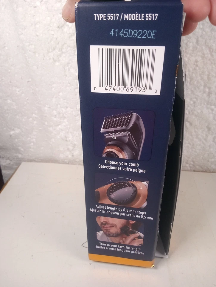 King C. Gillette PRO борода триммер, 40 длины настройки, беспроводной, коробка повреждена - Изображение 4 из 4