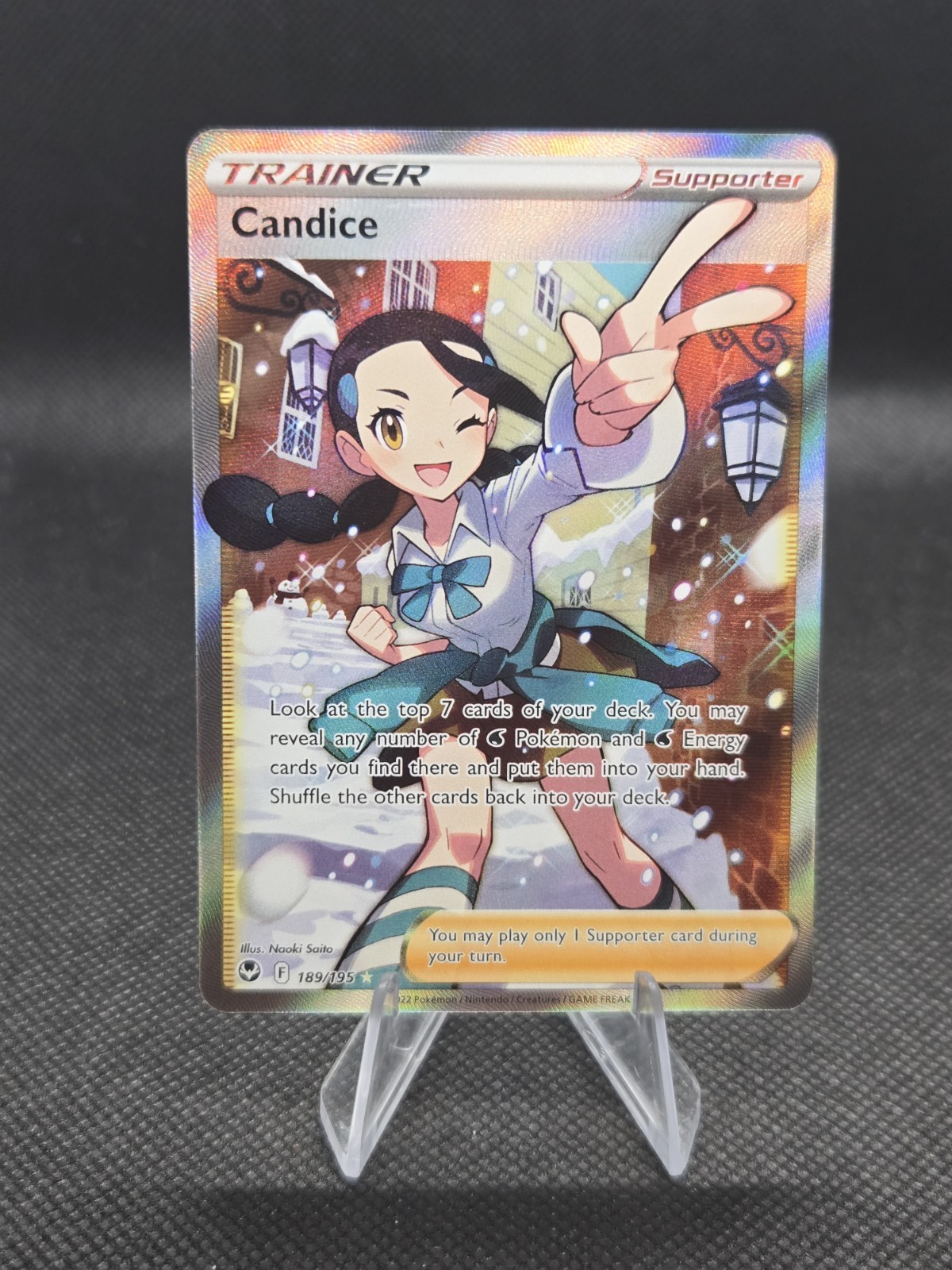 Candice 189/195 Pokemon Silver Tempest - NM