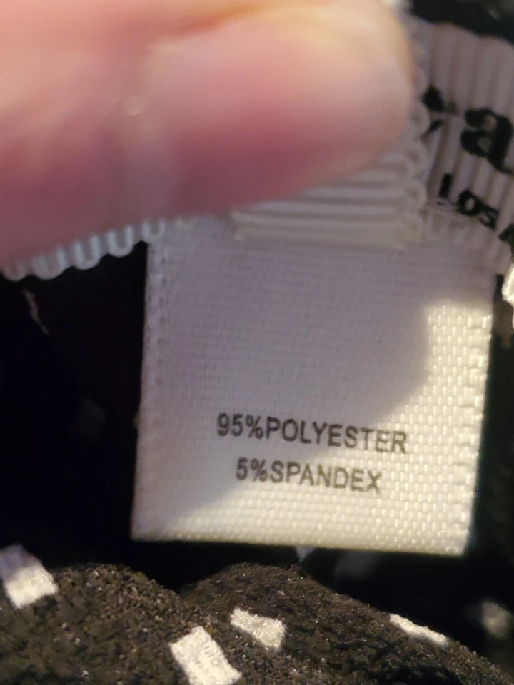 女童黑色/白色长裙 L 码 Monteau 短袖 V 领 — 第 4/4 张图片