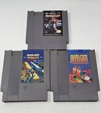Nintendo NES RoboCop Bionic Commando Solar Jetman Lot Tested Authentic Lot Bundl