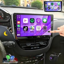 Android 13 Car Stereo Radio GPS Nav 2+32G For Peugeot 208/2008 2012-2018 CarPlay