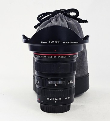 #Canon EF 17-40mm f/4 L USM Lens Wide Angle Zoom AF Lens for EOS(S/N 314227)