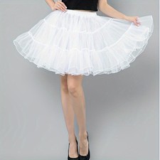 Wedding Halloween Women Petticoat 50S Vintage Crinoline Underskirt Prom Tutu