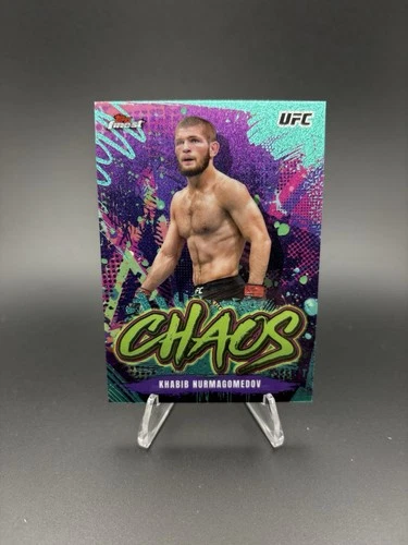 Topps 2024 Finest UFC Chaos Khabib Nurmagomedov Insert #CHA-26