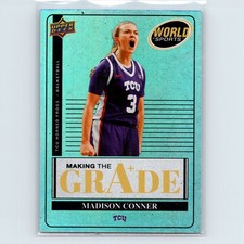 2025 Upper Deck World of Sports Madison Conner #MTG-MC Making the Grade TCU