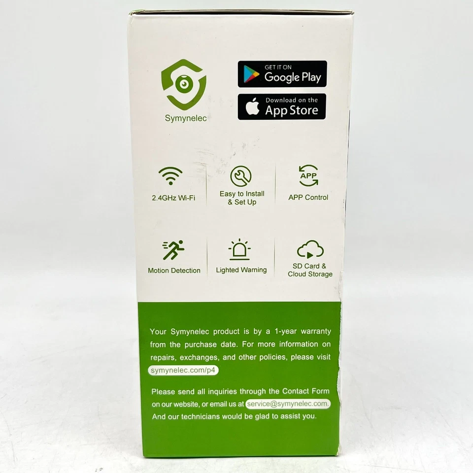 NEW Symynelec Smart Lightbulb Camera 2.4 GHz Wifi With Motion Detection Sensor - Image 2 of 4