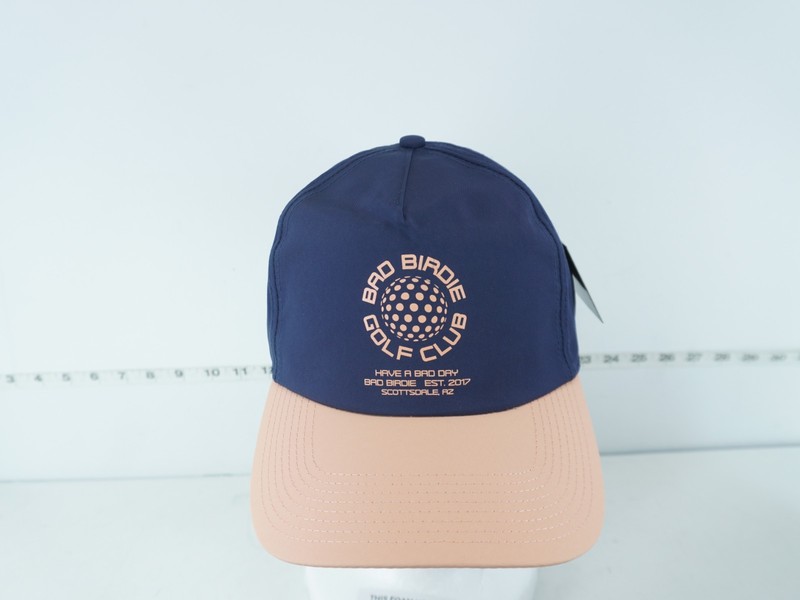 GOLF CAP BAD BIRDIE BBGC HAT DARK NAVY OS SNAPBACK ADJUSTABLE