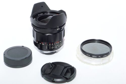 Voigtlander ULTRON 21mm f/1.8 ASPH Extra W. A. Lens. Leica M Mount. Film or Digi