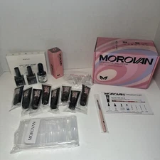 NEW - Morovan Professional Nail System : Poly Gel Nail Kit - Missing READ