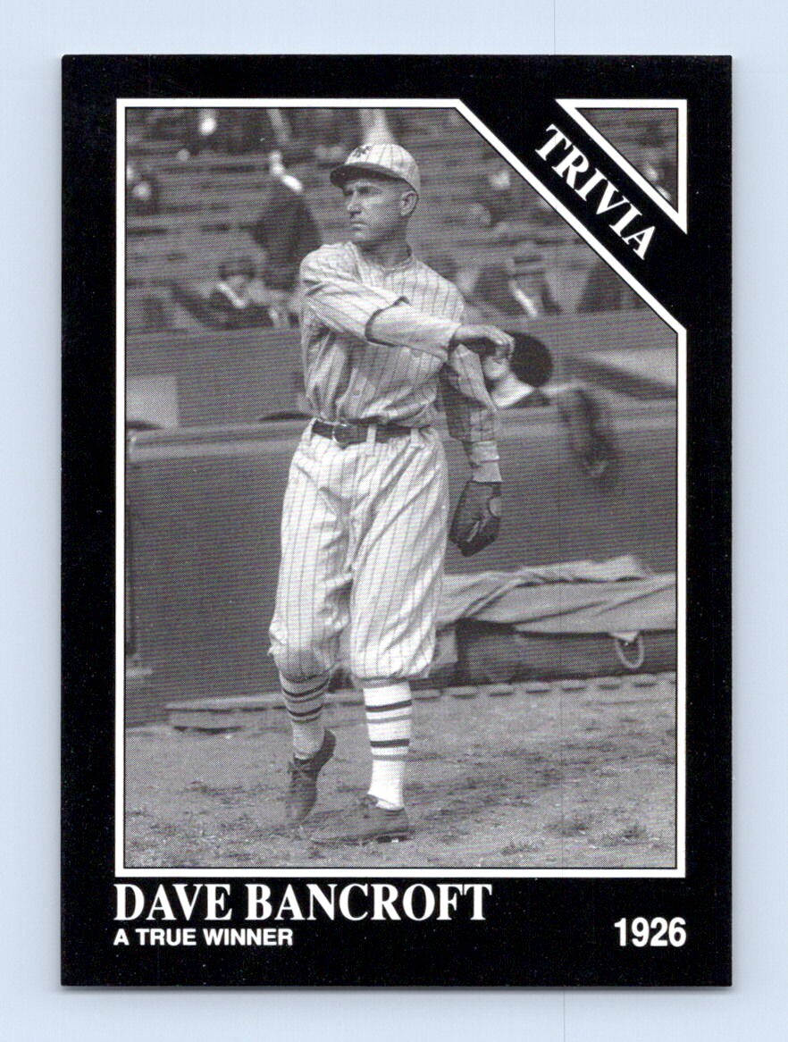 1992 Conlon Collection #598 Dave Bancroft