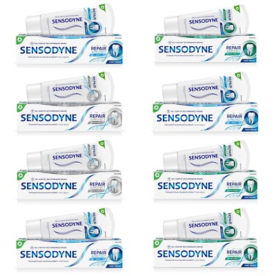 Sensodyne Repair&Protect Premium Zahnpasta Sortiment 8er Pack, 8x75ml,OvP Neu