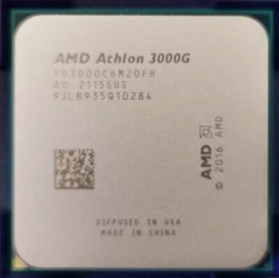 AMD Athlon 3000G BOX Socket AM4対応 Amazon.com: AMD Athlon 3000G 2-Core, 4-Thread Unlocked