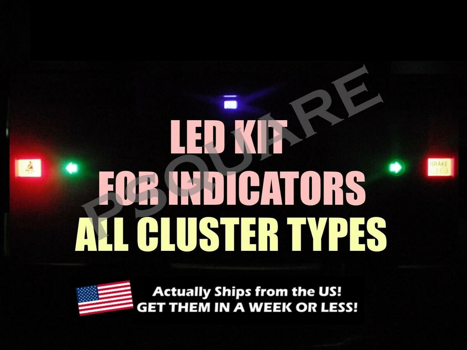 规格簇 LED 灯泡升级套件速度计适用于 1973 年福特卡车皮卡 — 第 2/4 张图片