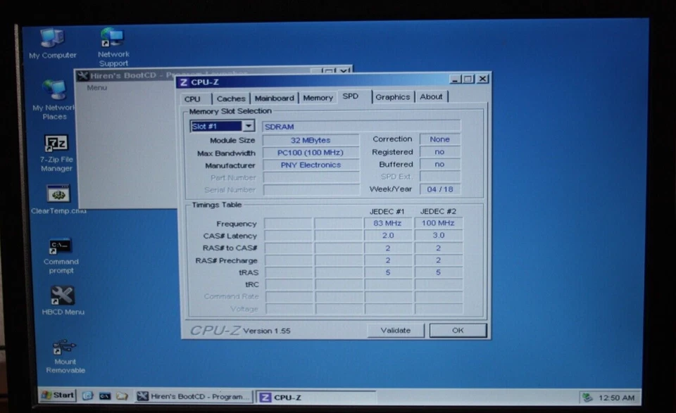 MEMORIA RAM PNY Electronics SDRAM 168 PIN. 32 MB. PC100 - Imagen 3 de 3