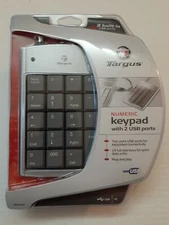 Targus Numeric Keypad PAUK10U with 2 USB ports Tax prep preparation accountant 