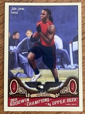 2011 Upper Deck Goodwin Champions Football JULIO JONES RC #109 Alabama