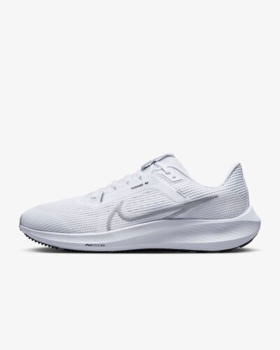 Nike Air Zoom Pegasus 40 Running Shoes White/Black/Wolf Gray DV3853-102 US 7-12 - Picture 1 of 8