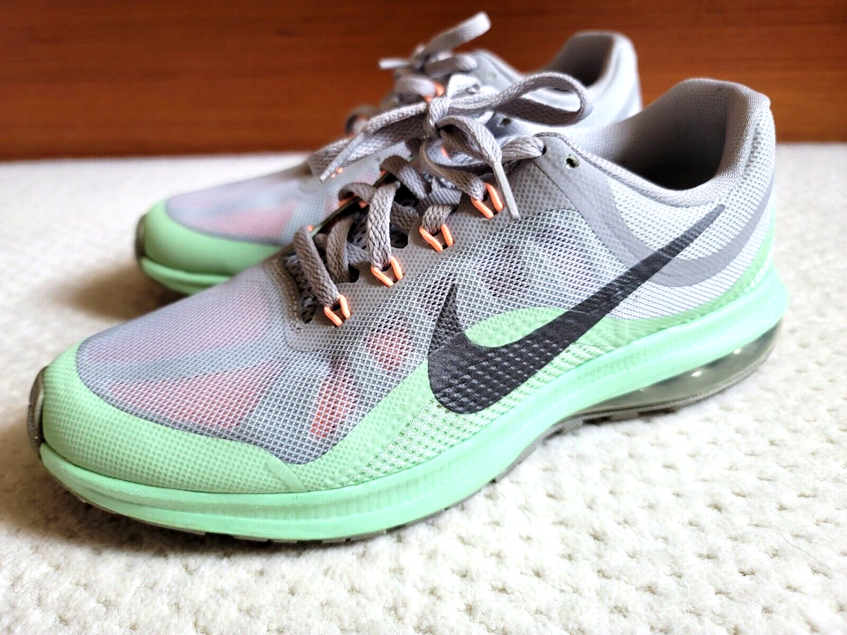 Nike Air MAX DYNASTY Womens Running Sneakers Gray Mint Green