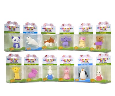 Ty Beanie Puzzle Eraser trendige Radiergummies 12 ´ er Set