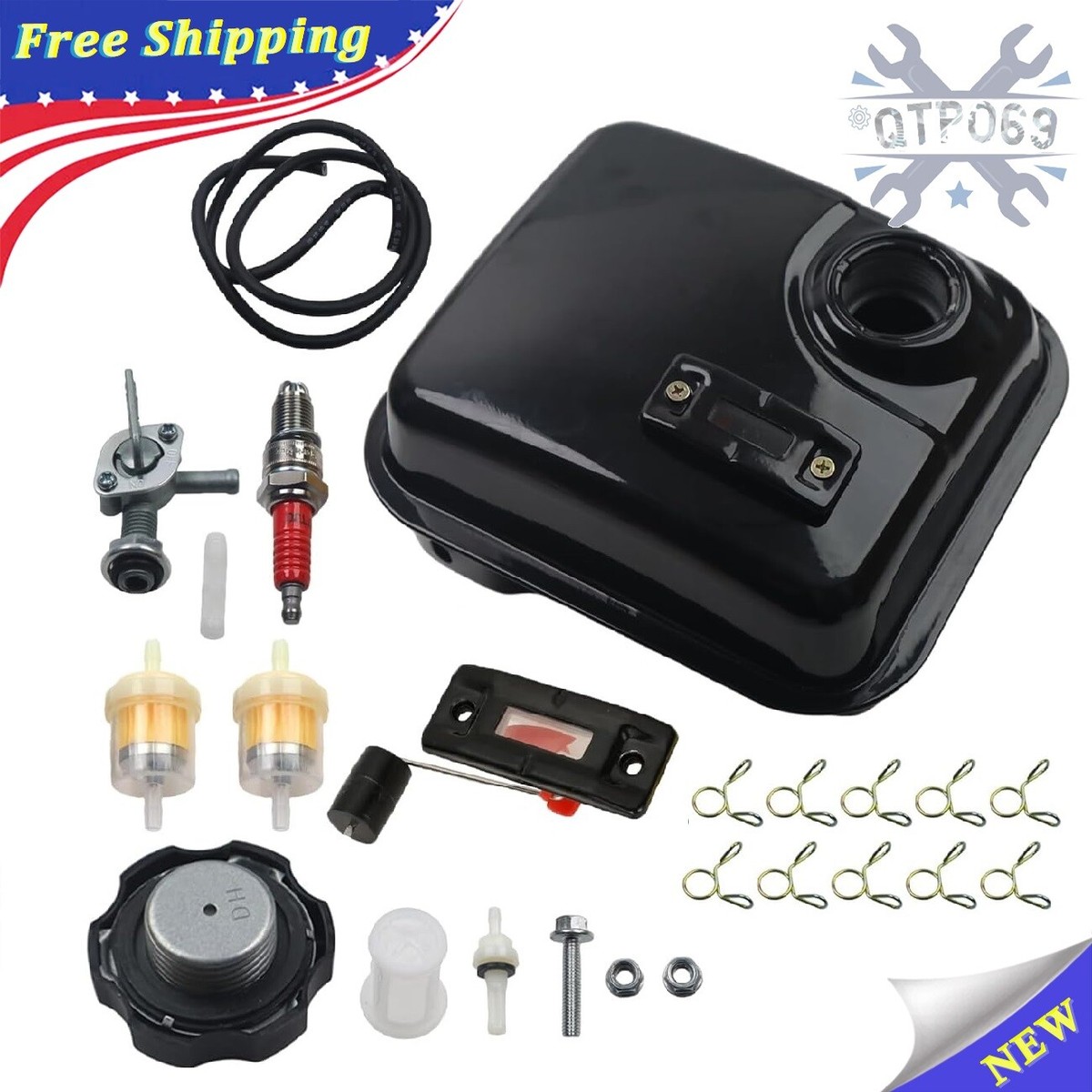 Upgraded Gas Fuel Tank For Predator 212cc Hemi Ghost 224cc Honda