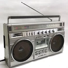Vintage Sharp GF-8989 Boombox - Tape Deck Stereo - 80s - Made in Japan