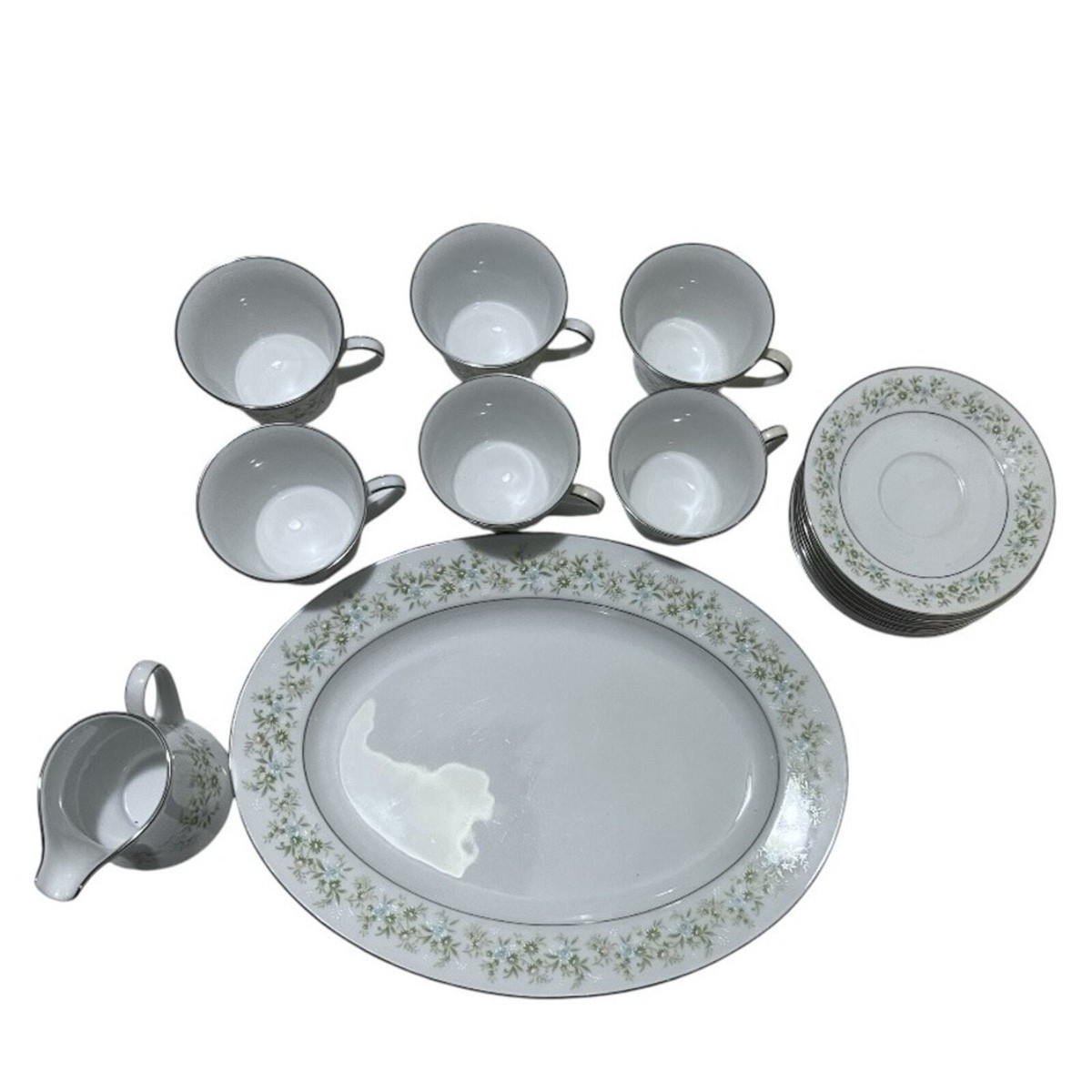 15 PIECE LOT Vintage Noritake Savannah 2031 Japan Platter Plates