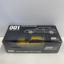 Honda Civic Type R EK9   Yellow 1:64 Scale Model - Hobby Japan SEALED 