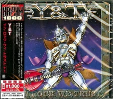 Y&T SEALED BRAND NEW CD "In Rock We Trust" Bonus Track Japan OBI