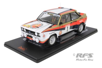 Fiat 131 Abarth Walter Röhrl Hunsrück Rallye 1980 Warsteiner 1:18 IXO 18RMC078