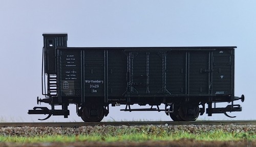 TT Gedeckter Güterwagen Gm der K.W.St.E., Ep. I Tillig 17397 | Zustand: Neu