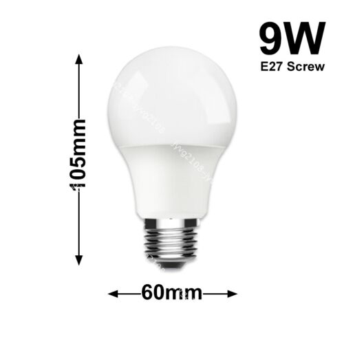 LED Light Bulbs 2835SMD Indoor Cool/Warm White 10X/6X 7W/9W/12W/15W/18W B22 E27 - Picture 13 of 19