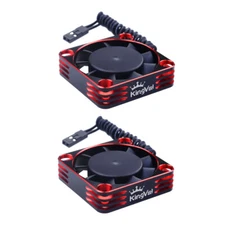US STOCK KingVal 2PCS 40x40mm Cooling Fan Rapid Cooling for 4068 4074 RC Motor