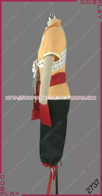 Fairy Tail: Dragon Cry Natsu Dragneel Cosplay Costume