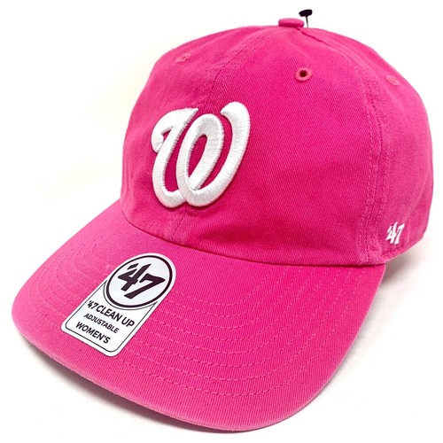 フォーティセブン 47 レディース キャップ 帽子 Washington Nationals Pink Mist Clean Up Adjustable Hat Sigmahomehealth Com