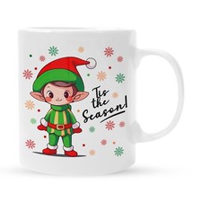 Christmas Mugs Set of 4 & Single Coffee Cups Christmas Gifts for Adult & Kids