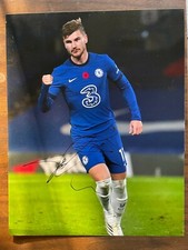 Chelsea FC Timo Werner Autographed Signed 11x14 Photo COA #12