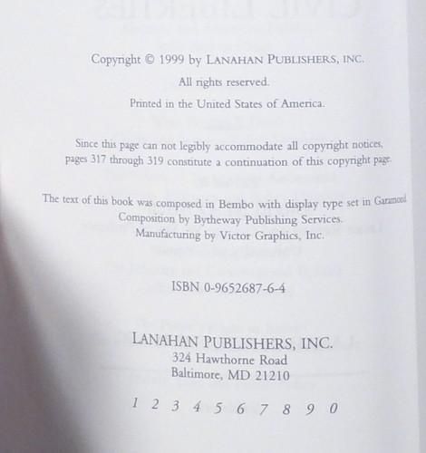 1999 Lanahan Readings in CIVIL RIGHTS & CIVIL LIBERTIES history of law TPB - Picture 5 of 9