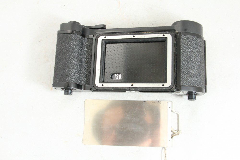 Exc Mamiya Press Super 23 Black 100mm f/3.5 6x9 Film Back Shutter
