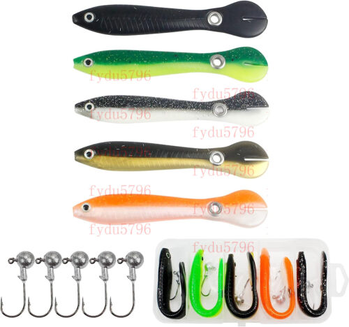 Soft Bionic Loach Fishing Lures for Bass,Topwater Jerk Swim Bait,Swimming Lures - Picture 2 of 7