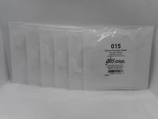 6 pack of GHS 15ga plain guitar strings .015" for acoustic or electric guitar