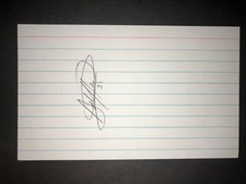 2014 REDS: Daniel Corcino, SIGNED 3x5 Card