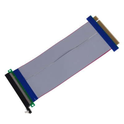 New PCI-Express PCI-E 16X Riser Card Ribbon Extender Extension 20cm Cable 