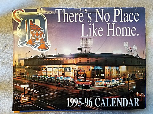 Detroit Tigers Tiger Stadium 1995-96 Limited Edition Calendar
