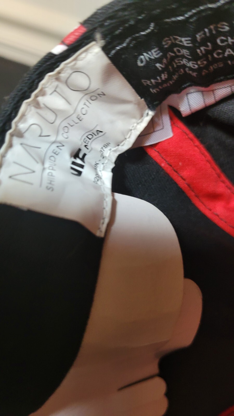 Naruto Red Cloud Snapback Hat Preowned - image 6