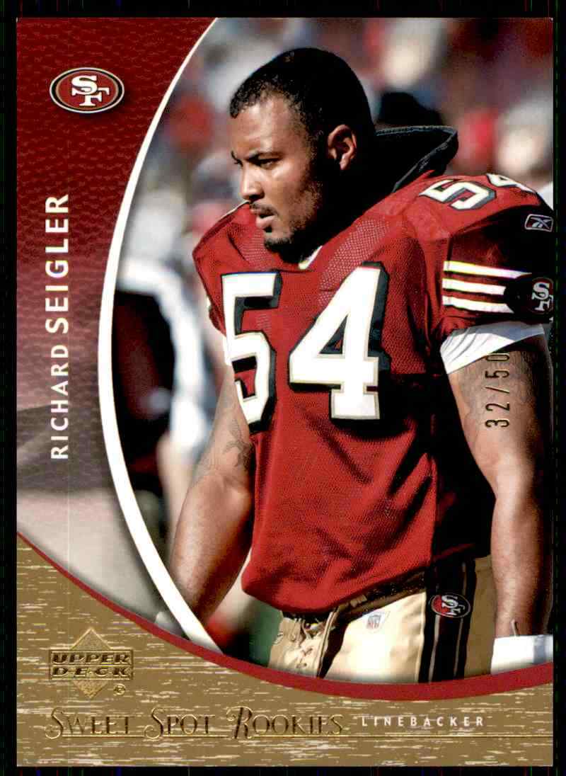 2004 Upper Deck Sweet Spot Rookies Richard Seigler 32/50 San
