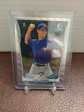 2014 Bowman Chrome Draft Lane Thomas Silver Wave Refractor #22/25